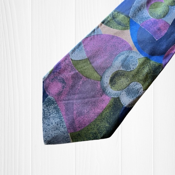 MULBERRY Thai Silk Men’s Tie - Picture 1 of 6